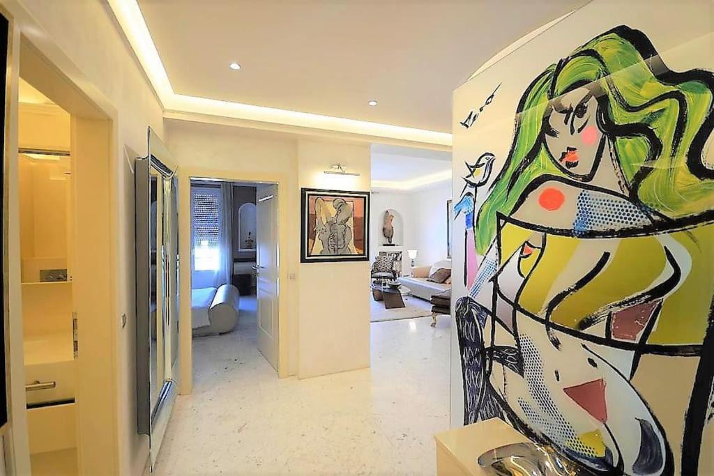 Palais Miramar Suite Art Modern - Derniere Etages Vue Mer - 75M De Confort - En Face Des Plages -Wifi - Clim Канны Экстерьер фото