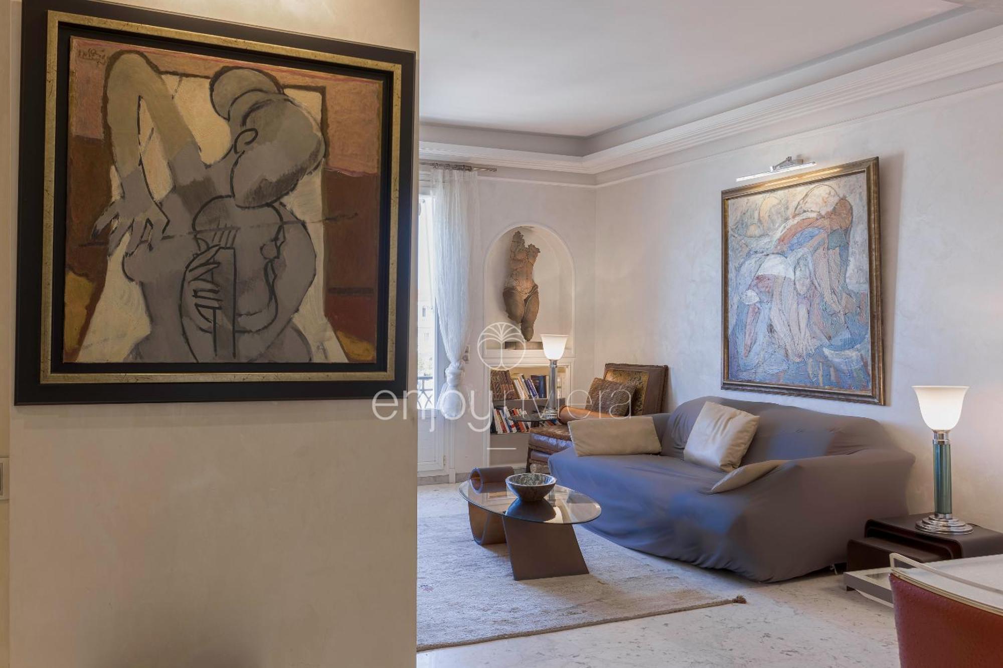 Palais Miramar Suite Art Modern - Derniere Etages Vue Mer - 75M De Confort - En Face Des Plages -Wifi - Clim Канны Экстерьер фото